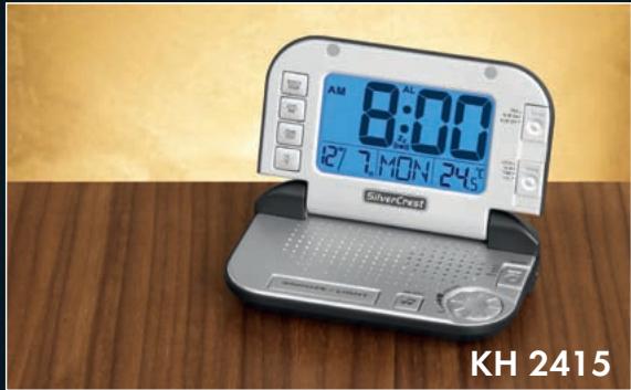 SILVERCREST KH 2415 - TRAVEL CLOCK - 1