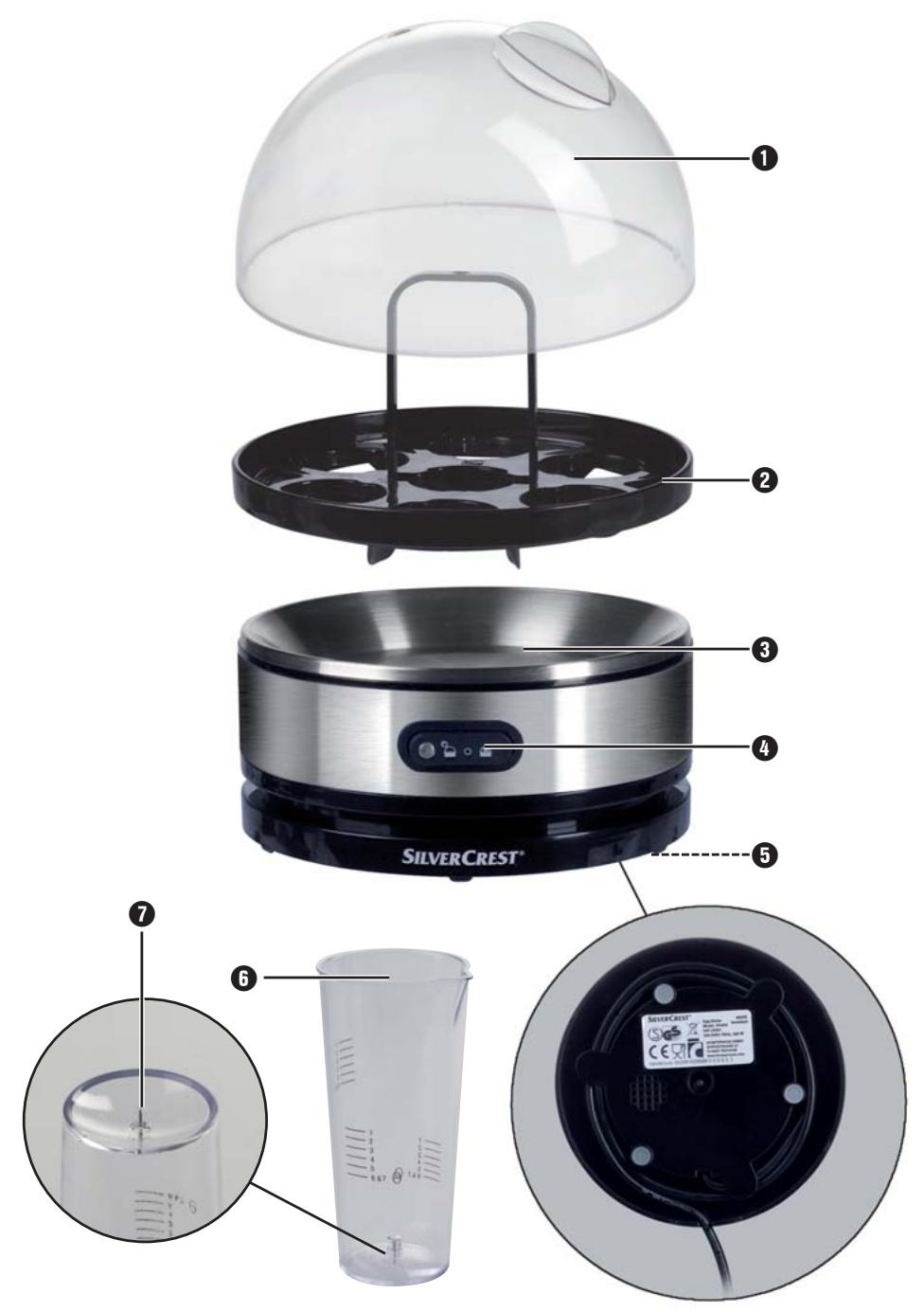 SILVERCREST KH 402 EGG COOKER - Cuociuova - 3