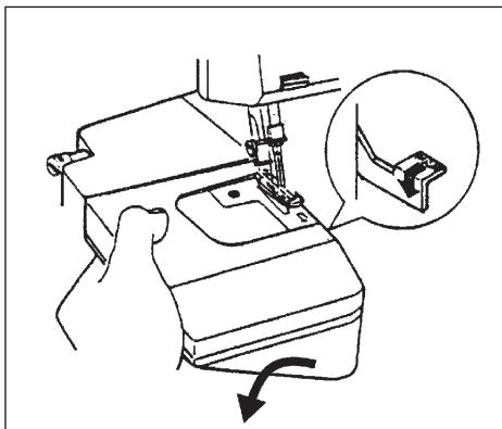 SILVERCREST KH 4300 - Opening the free arm - 1