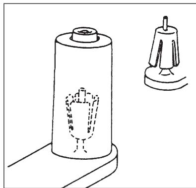 SILVERCREST KH 4300 - Bobbin supports - 1