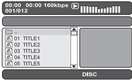 SILVERCREST KH 6500 - Display of MP3 data - 1