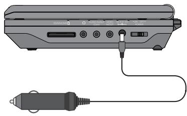 SILVERCREST KH 6500 - Connection with the 12V vehicle adapter - 1