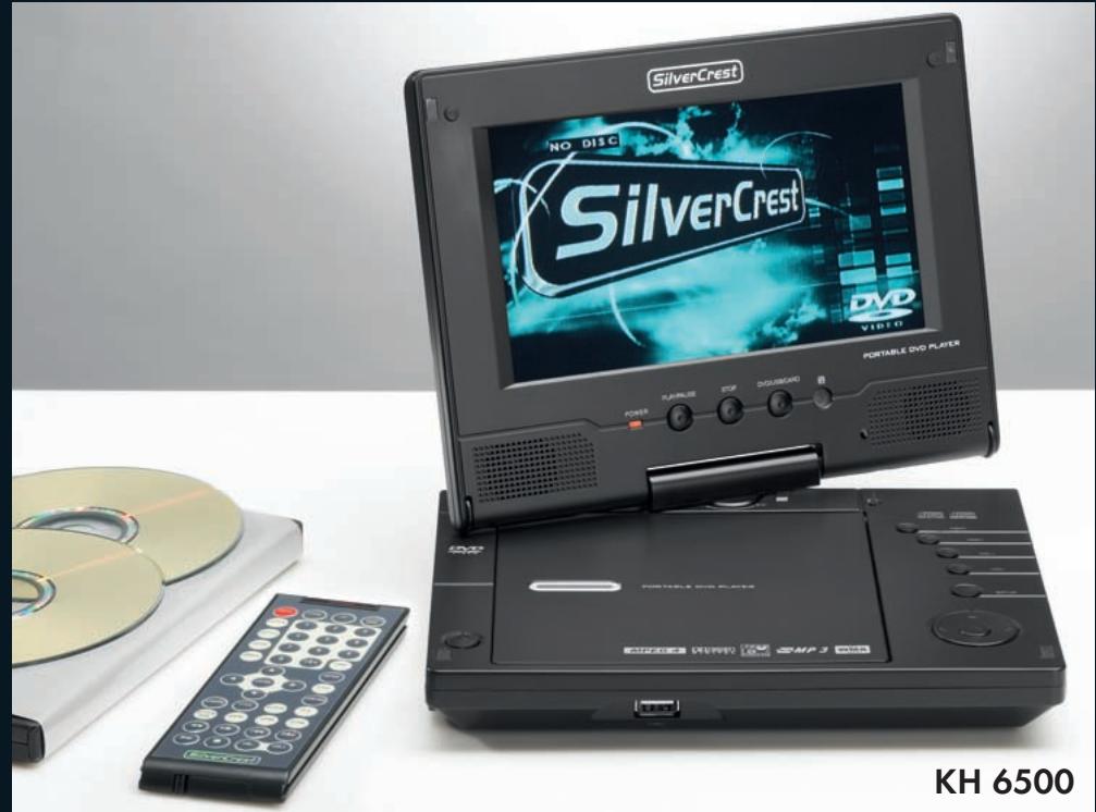 SILVERCREST KH 6500 - PORTABLE DVD PLAYER - 1