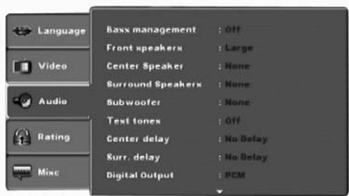 SILVERCREST KH 6517 - Audio settings - 1
