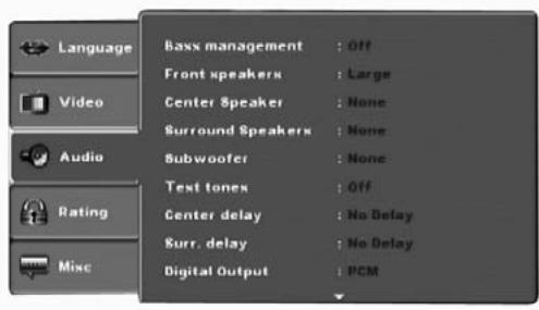 SILVERCREST KH 6518 - Audio settings - 1