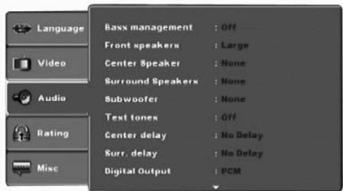 SILVERCREST KH 6519 - Audio settings - 1