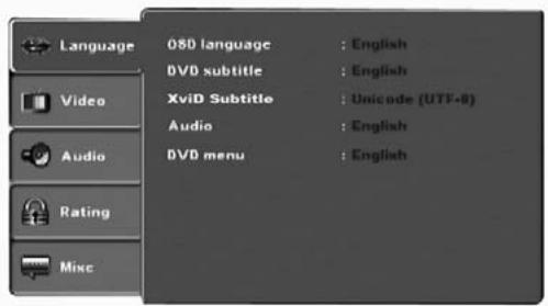 SILVERCREST KH 6519 - Using the OSD Menu - 1