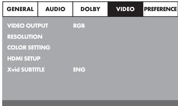 SILVERCREST KH 6524 - Setup menuVIDEO - 1