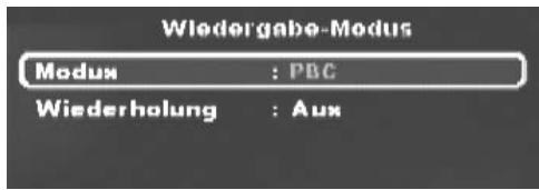 SILVERCREST KH 6779 - Playback Control (PBC) bei VCDs/S-VCDs - 1