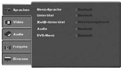 SILVERCREST KH 6779 - Bedienung des OSD-Menus - 1