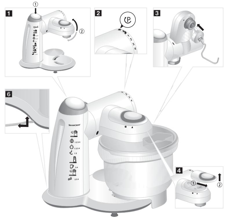 SILVERCREST KH 701 FOOD PROCESSOR - FOOD PROCESSOR - 2
