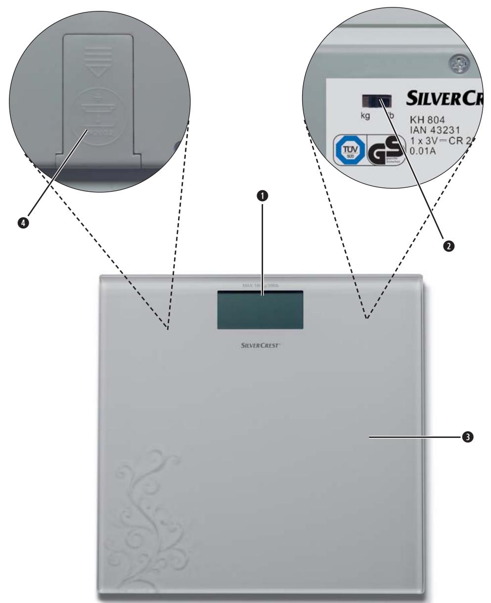 SILVERCREST KH 804 DIGITAL GLASS SCALE - 2