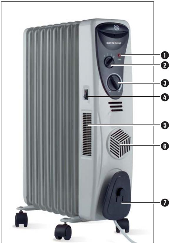 SILVERCREST KH 9 OIL-FILLED RADIATOR - Oil-Filled Radiator - 2