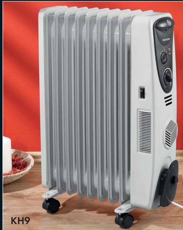 SILVERCREST KH 9 OIL-FILLED RADIATOR - Oil-Filled Radiator - 1