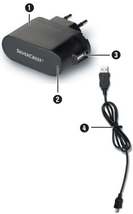 SILVERCREST KH 990 USB MAINS ADAPTOR - USB MAINS ADAPTOR - 2