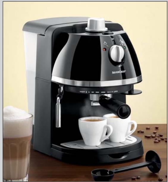 SILVERCREST SEM 1100 A1 - Machine à expresso SEM 1100 A1 - 1