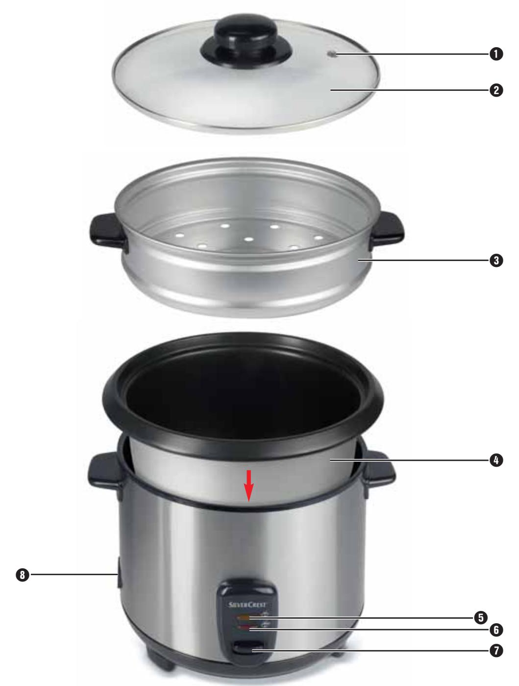 SILVERCREST SRK 700 A1 ELECTRIC RICE COOKER - 1