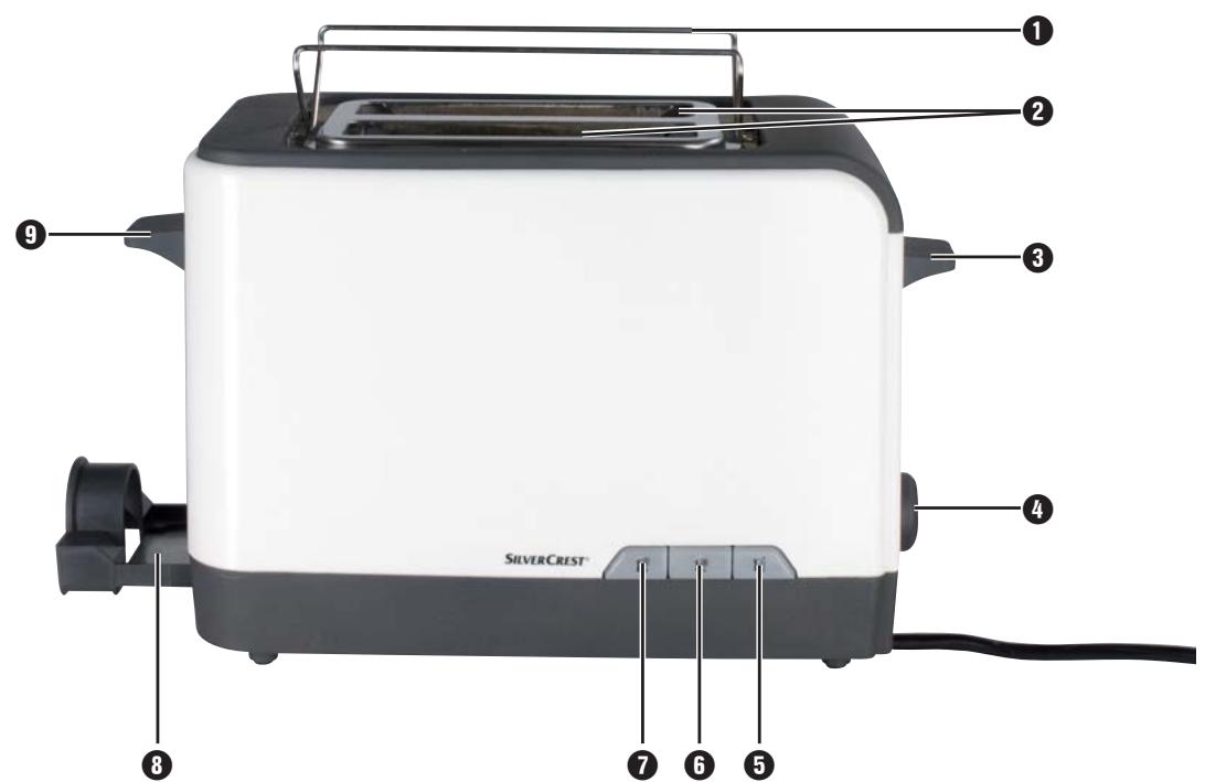 SILVERCREST STOK 800 A1 2-SLICE TOASTER - 1