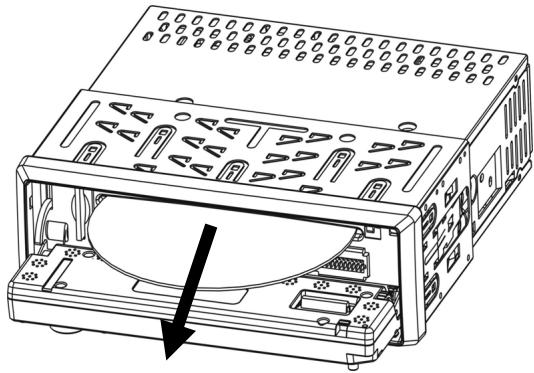SILVERCREST CRB-631 - Loading and ejecting a CD - 1