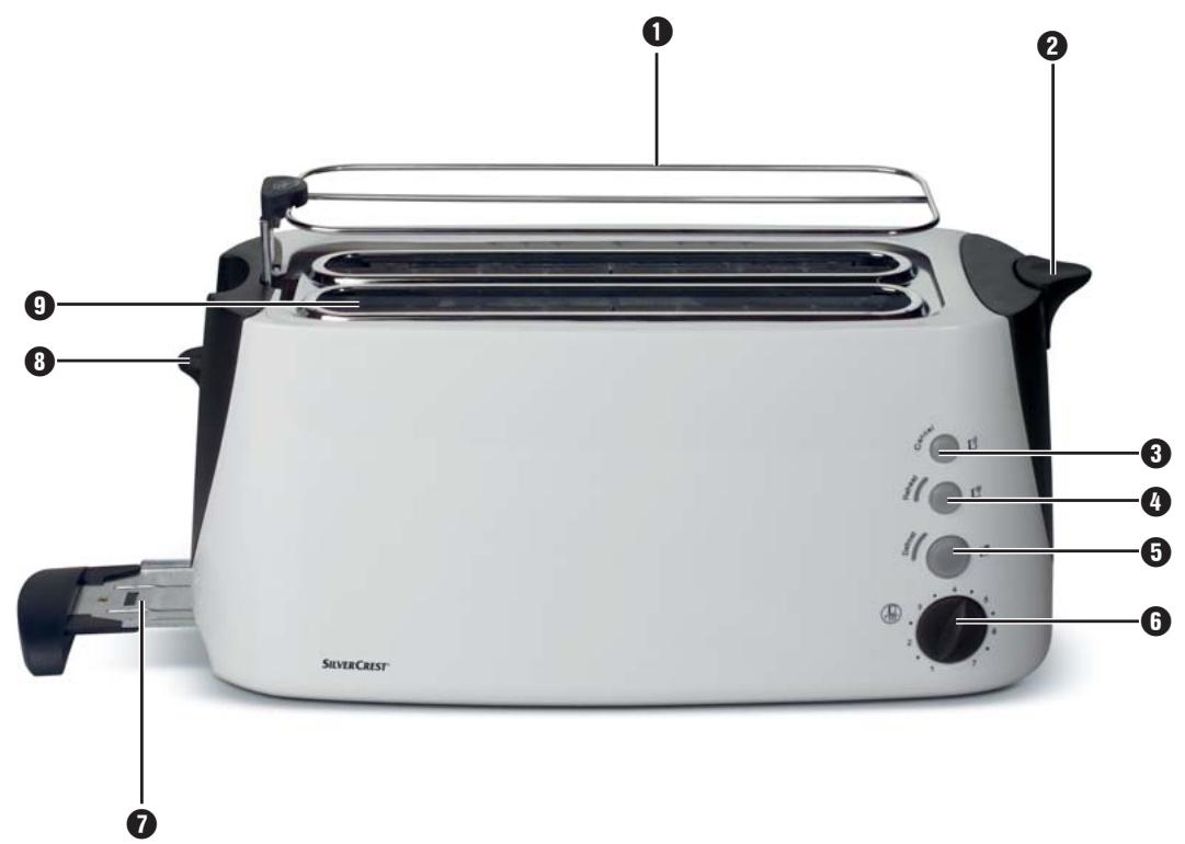 SILVERCREST SDLT 1500 A1 DOUBLE LONG SLOT TOASTER - 1