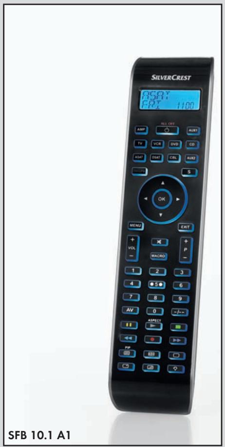 SILVERCREST SFB 10.1 A1 10-IN-1 REMOTE CONTROL - 10-in-1 Remote Control - 1