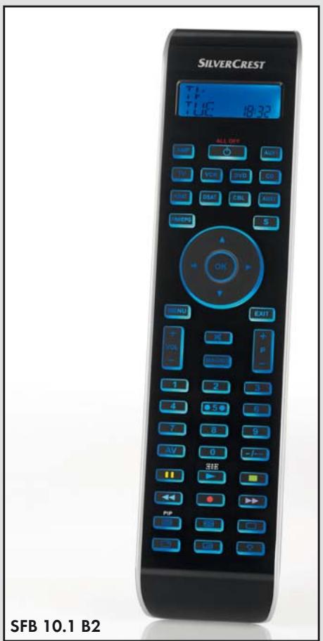SILVERCREST SFB 10.1 B2 - 10-in-1 Remote Control - 1