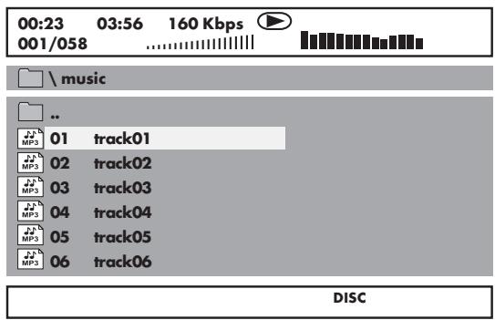 00:23 03:56 160 Kbps 001/058 ............. music .. MP3 01 track01 MP3 02 track02 MP3 03 track03 MP3 04 track04 MP3 05 track05 MP3 06 track06 DISC