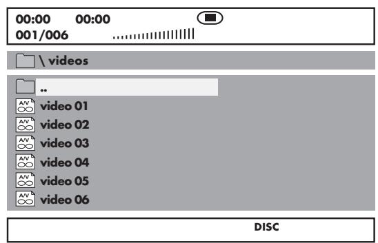 00:00 00:00 001/006 ...... \ videos .. video 01 video 02 video 03 video 04 video 05 video 06 DISC