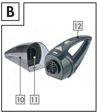 SILVERCREST SHS 12.0 A1 12V HAND-HELD VACUUM CLEANER - 3
