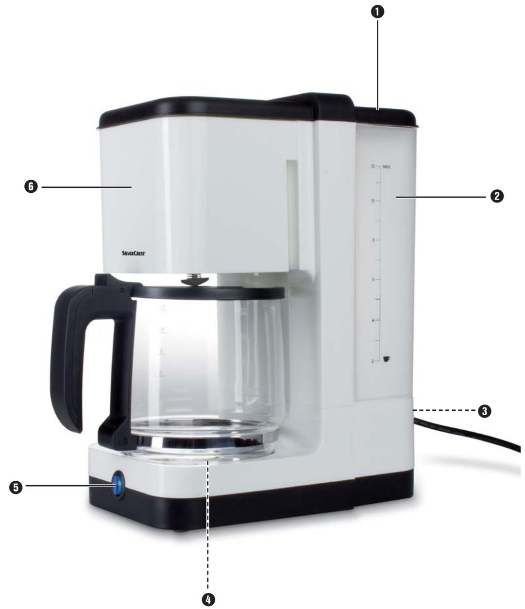 SILVERCREST SKAK 1000 A1 COFFEE MAKER - 1