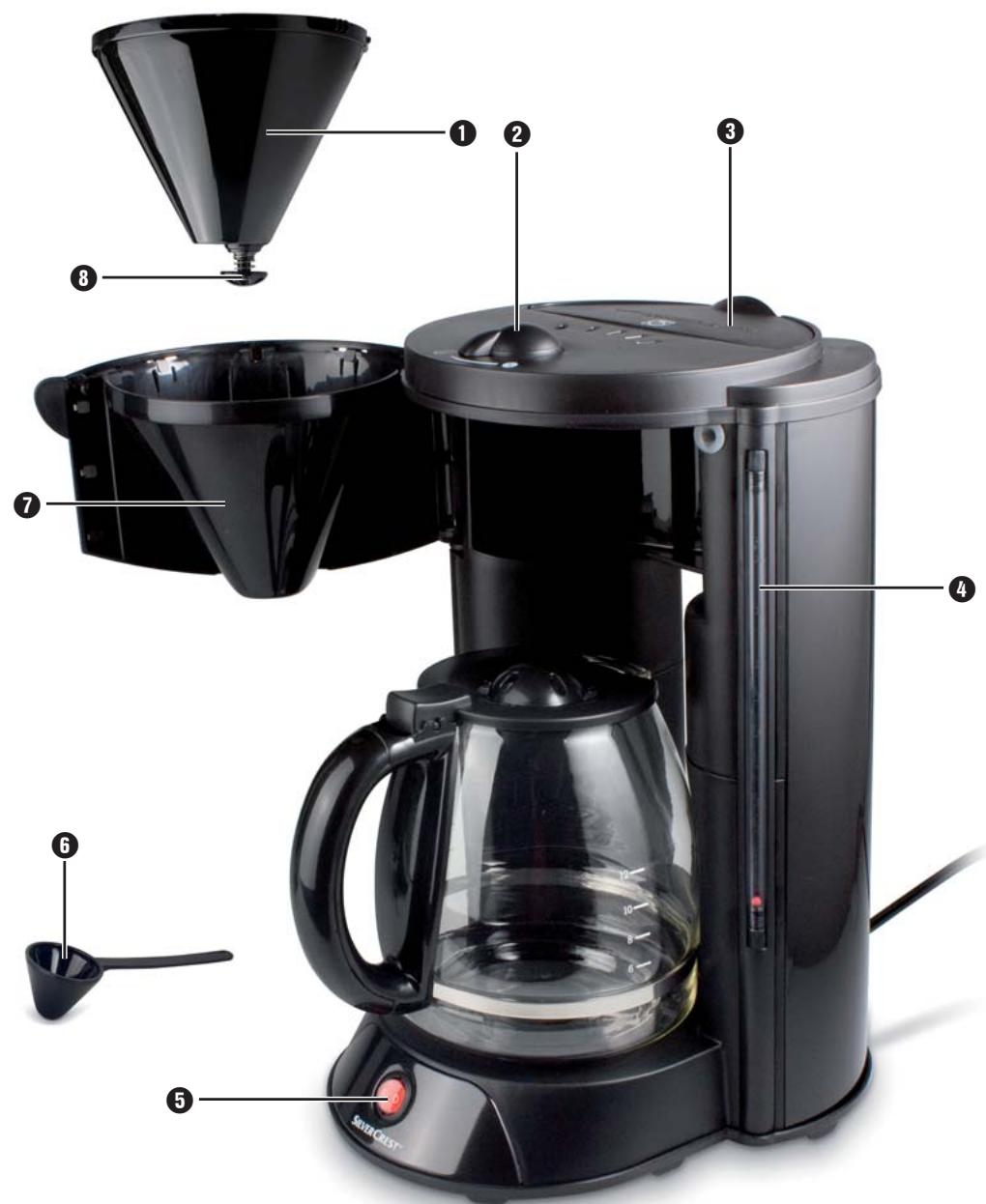 SILVERCREST SKAS 1000 A1 COFFEE MAKER - 1