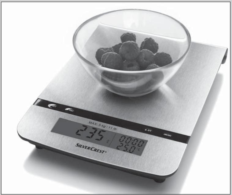 SILVERCREST SKW 3 EDS A1 - Digital Kitchen Scale SKW 3 EDS A1 - 2