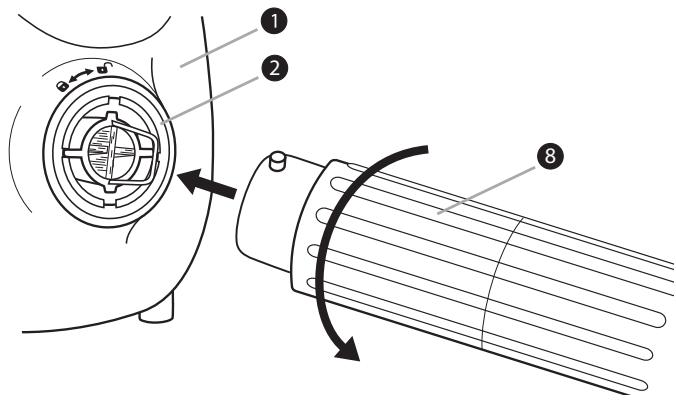 SILVERCREST SLB 450 A2 - Tilslutning af luftslangen - 1