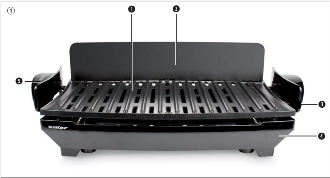 SILVERCREST STGR 1600 A1 ELECTRIC GRILL - 1