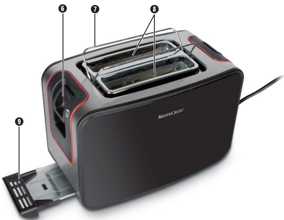 SILVERCREST STOD 800 A1 2-SLICE TOASTER - 2