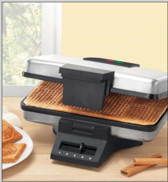 SILVERCREST SZW 1000 A1 CINNAMON WAFFLE MAKER - Cinnamon Waffle Maker SZW 1000 A1 - 1