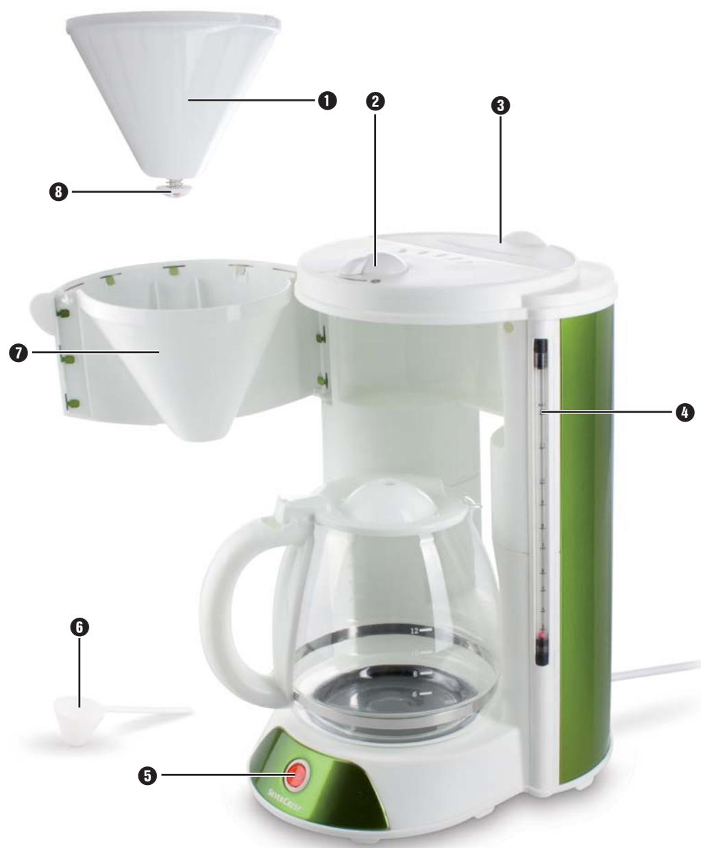 SILVERCREST SKAS 1000 B1 - Coffee Maker SKAS 1000 B1 - 3