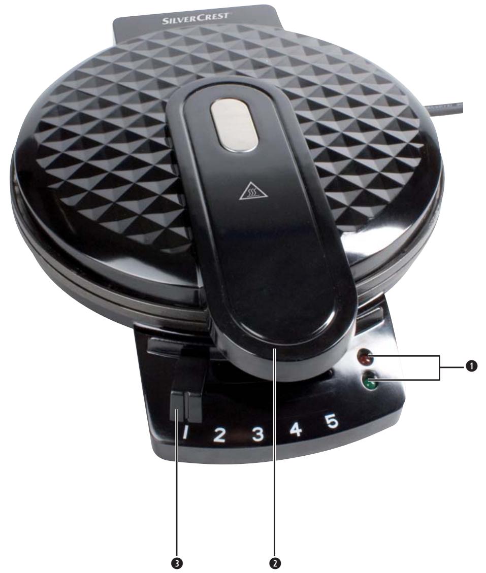 SILVERCREST SWE 1200 B2 - Waffle Maker SWE 1200 B2 - 2