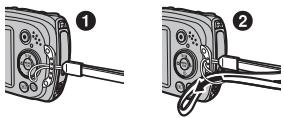 FUJIFILM FINEPIX XP30 - 念 Attaching the Strap - 1