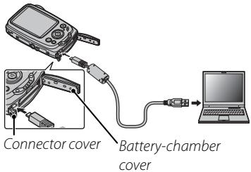 FUJIFILM FINEPIX XP30 - Connecting the Camera - 1