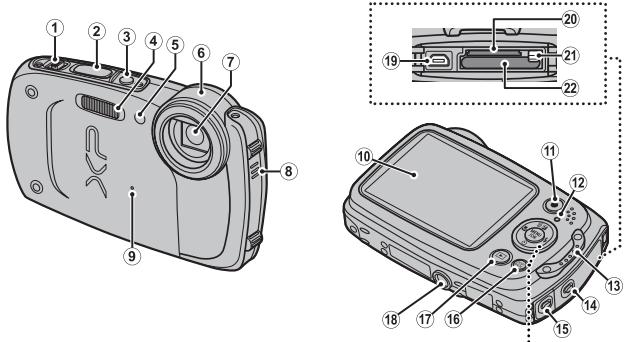 FUJIFILM FINEPIX XP30 - Parts of the Camera - 1