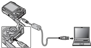 FUJIFILM FINEPIX XP170 - Raccordement de l'appareil photo - 1