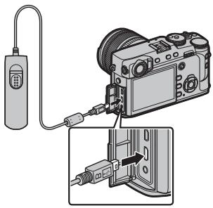 FUJIFILM X-PRO2 - Utilisation d'une télécommande filaire - 1