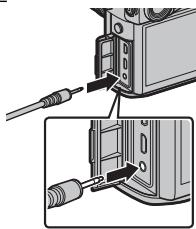 FUJIFILM X-PRO2 - Utilisation d'un microphone externe - 1