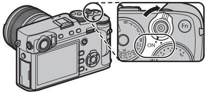 FUJIFILM X-PRO2 - Allumer et éteindre l'appareil photo - 1
