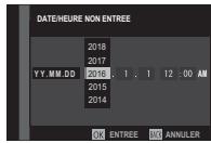FUJIFILM X-PRO2 - Régler la date et l'heure. - 1