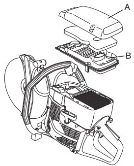 HUSQVARNA K 750 - Filtre à air - 3