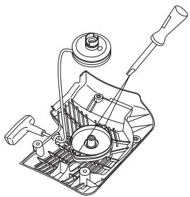 HUSQVARNA K 750 - Remplacement d'un ressort de rappel rompu - 3