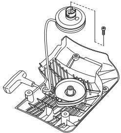 HUSQVARNA K 750 - Remplacement d'un ressort de rappel rompu - 2