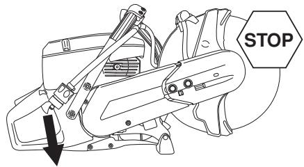 HUSQVARNA K 750 - Blocage de l'accélération - 4